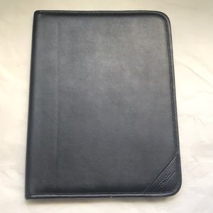 Samsill leather business legal pad folder